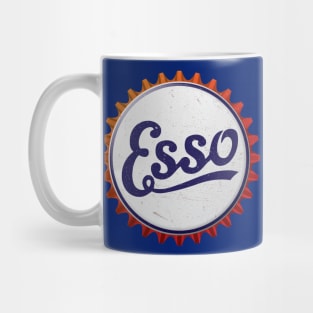 Esso Gasoline Bottle Cap Retro T-Shirt Mug